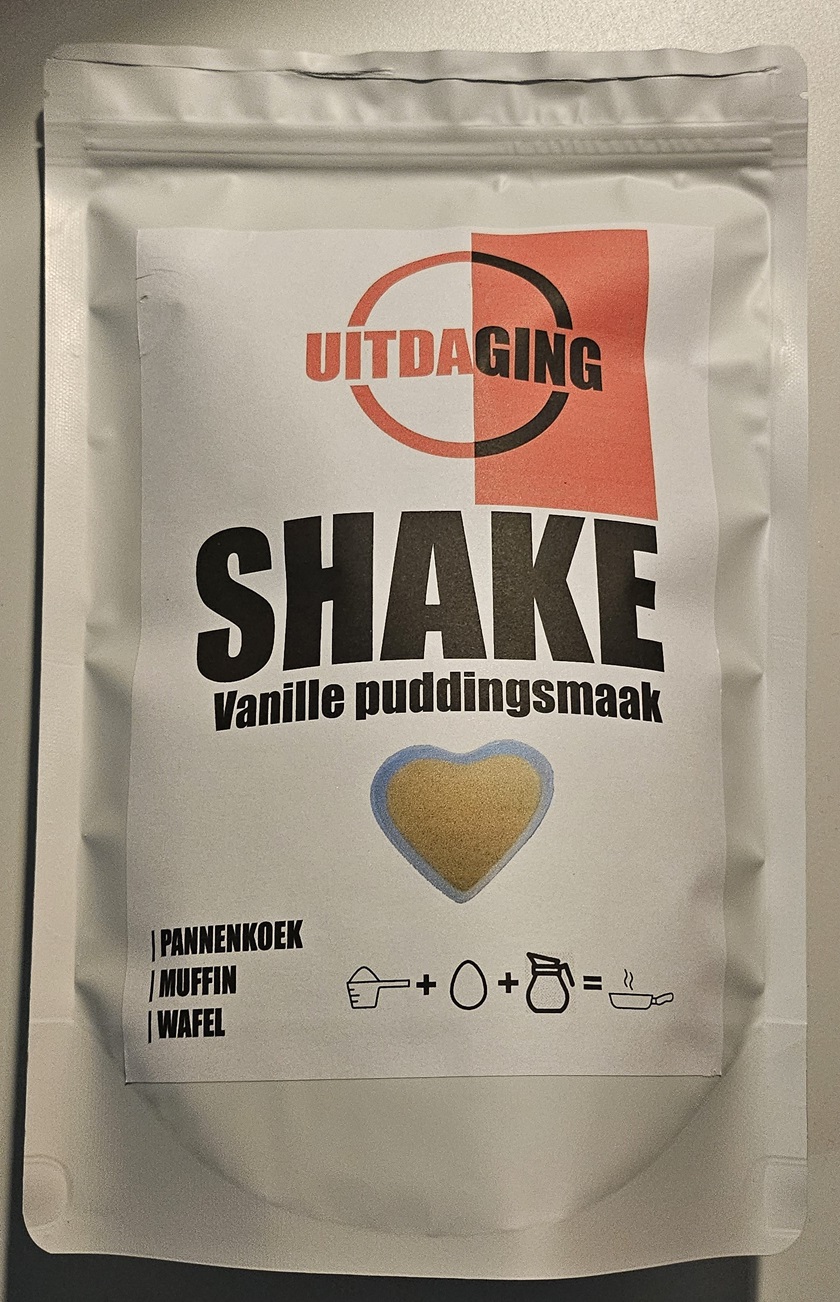 Uitdaging shake - Vanille pudding
